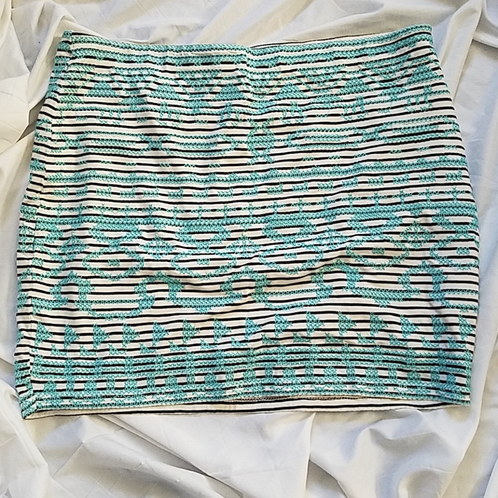 Patterned THML from StitchFix skirt